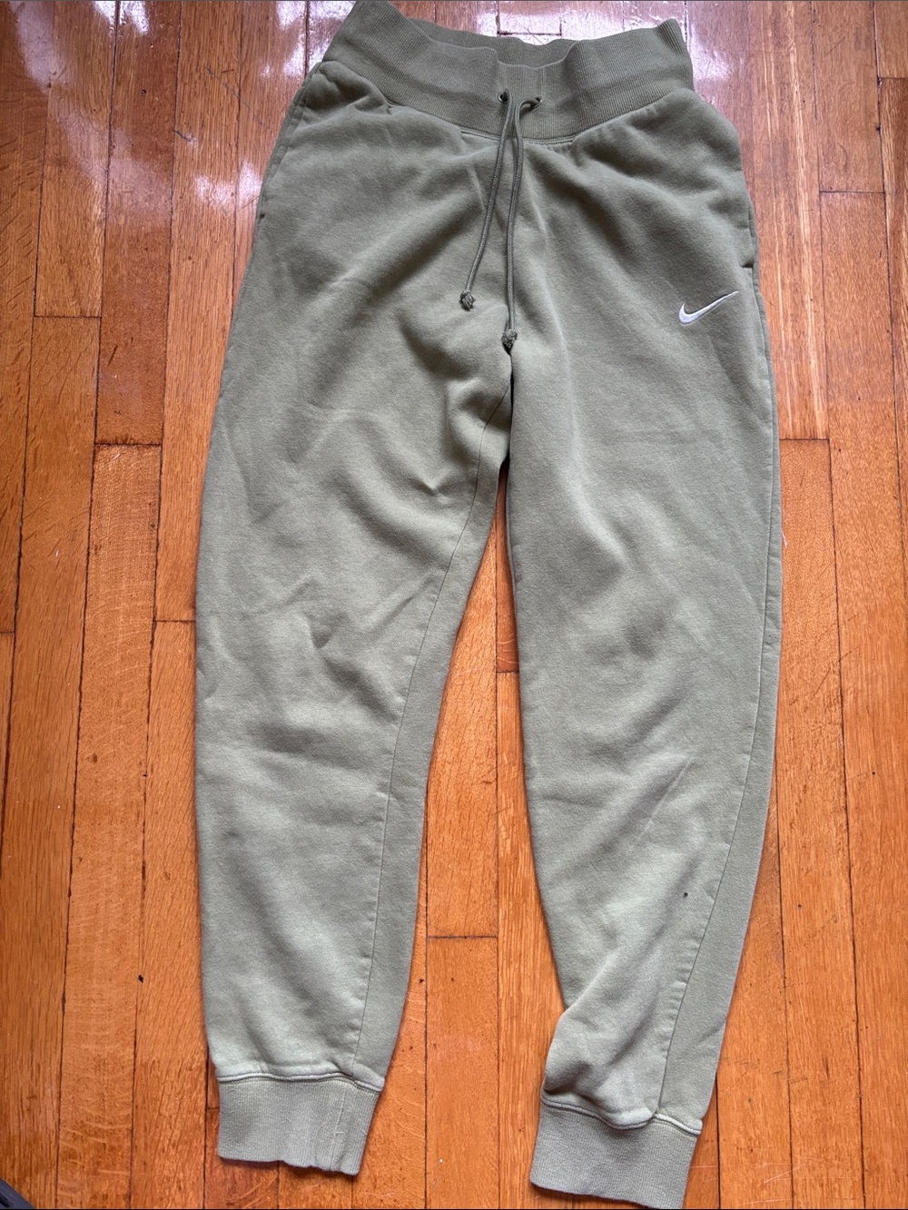 Women’s Nike Olive Green Dri-FIT Jogger Pants